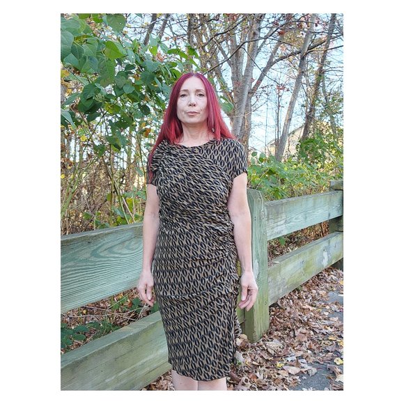 ISABEL MARANT Etoile 100% Silk Ruched Leopard Print Dress - Picture 3 of 13